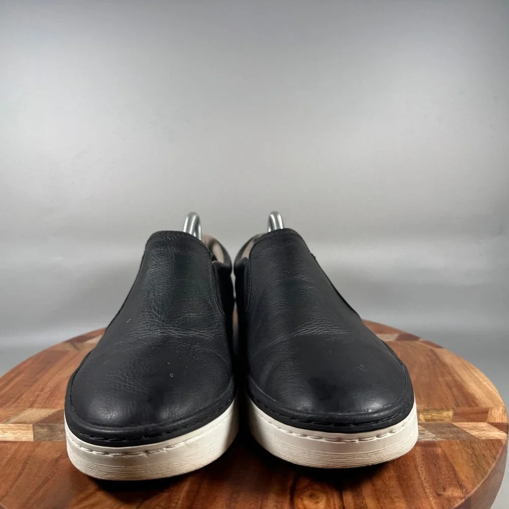 Cole Haan Mens Grand.OS Black Leather Slip On Sneakers C14531 Size 10M